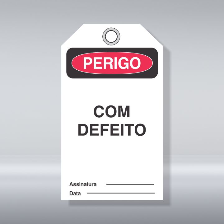 CARTÃO TRAVAMENTO PERIGO | COM DEFEITO